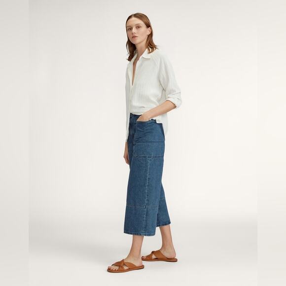 Everlane Day Twist Sandal Desert Tan Leather Flat Slide 6 New Without Box - Picture 6 of 8